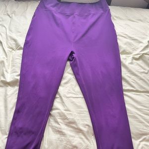 popfit purple workout leggings